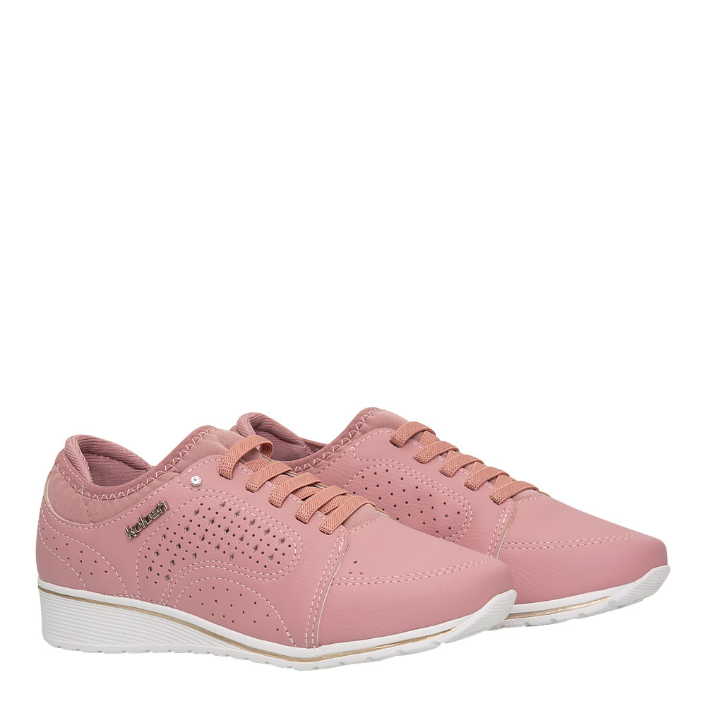 tenis casual kolosh rosa