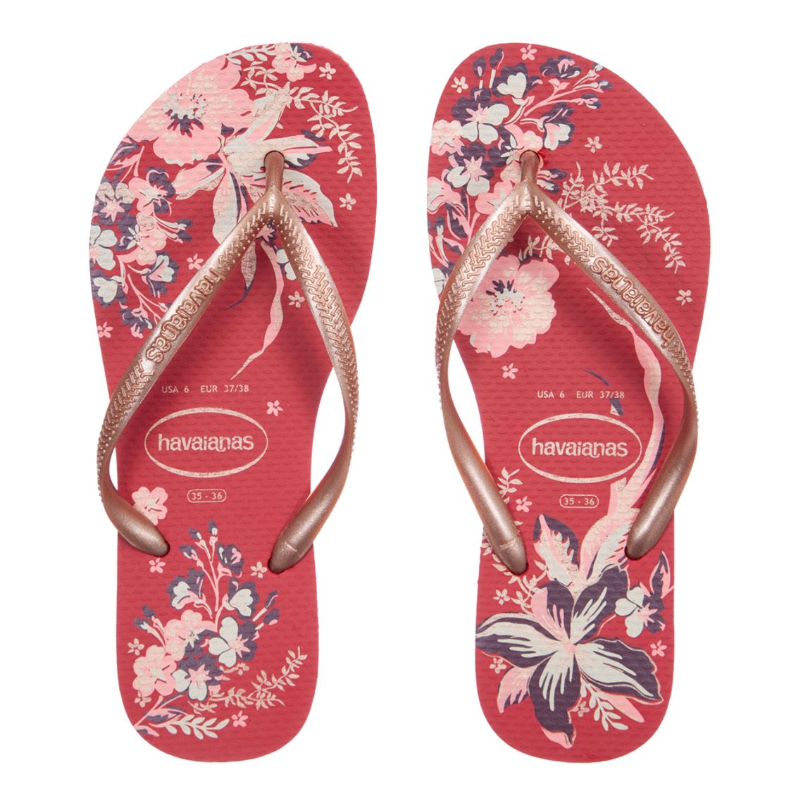 Havaianas slim organic vermelho Clearance