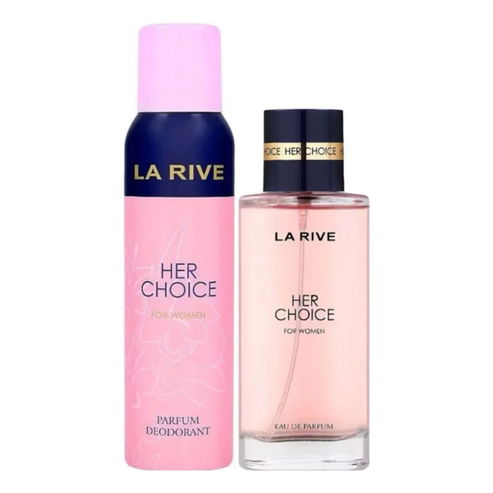 Kit Coffret La Rive Her Choice Edt 100ml + Desodorante 150ml