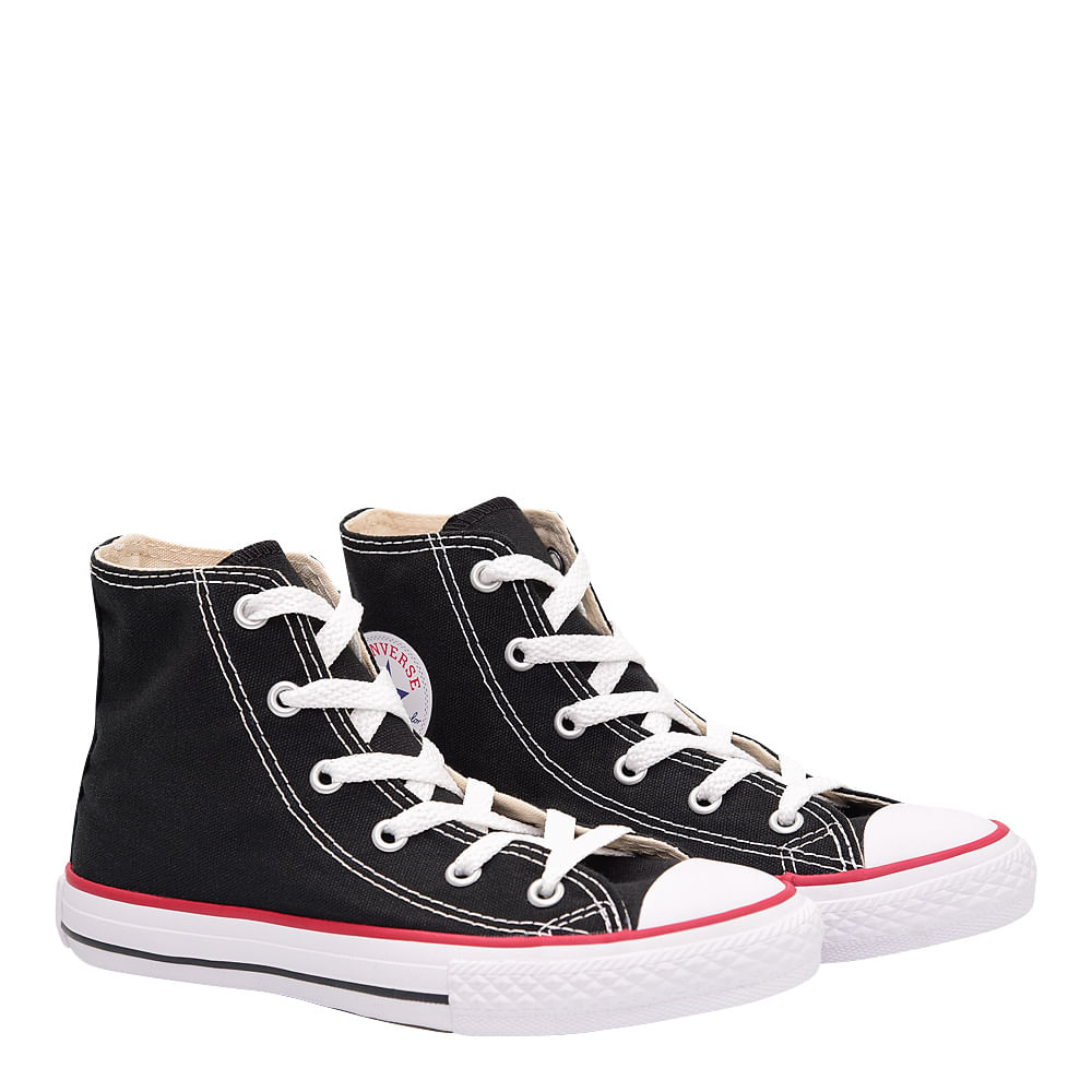 Tenis Cano Alto Infantil Star Preto Ziper Gliter All 25 a 36 | Submarino