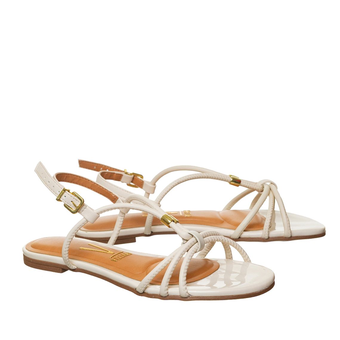 Rasteira Vizzano Tiras | Compre Já! - Kallan Calçados - kallan