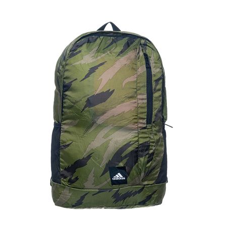 mochila verde adidas