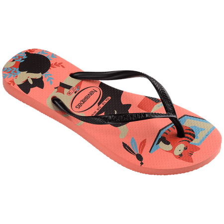 Chinelo Havaianas Slim Brasil Rosa 