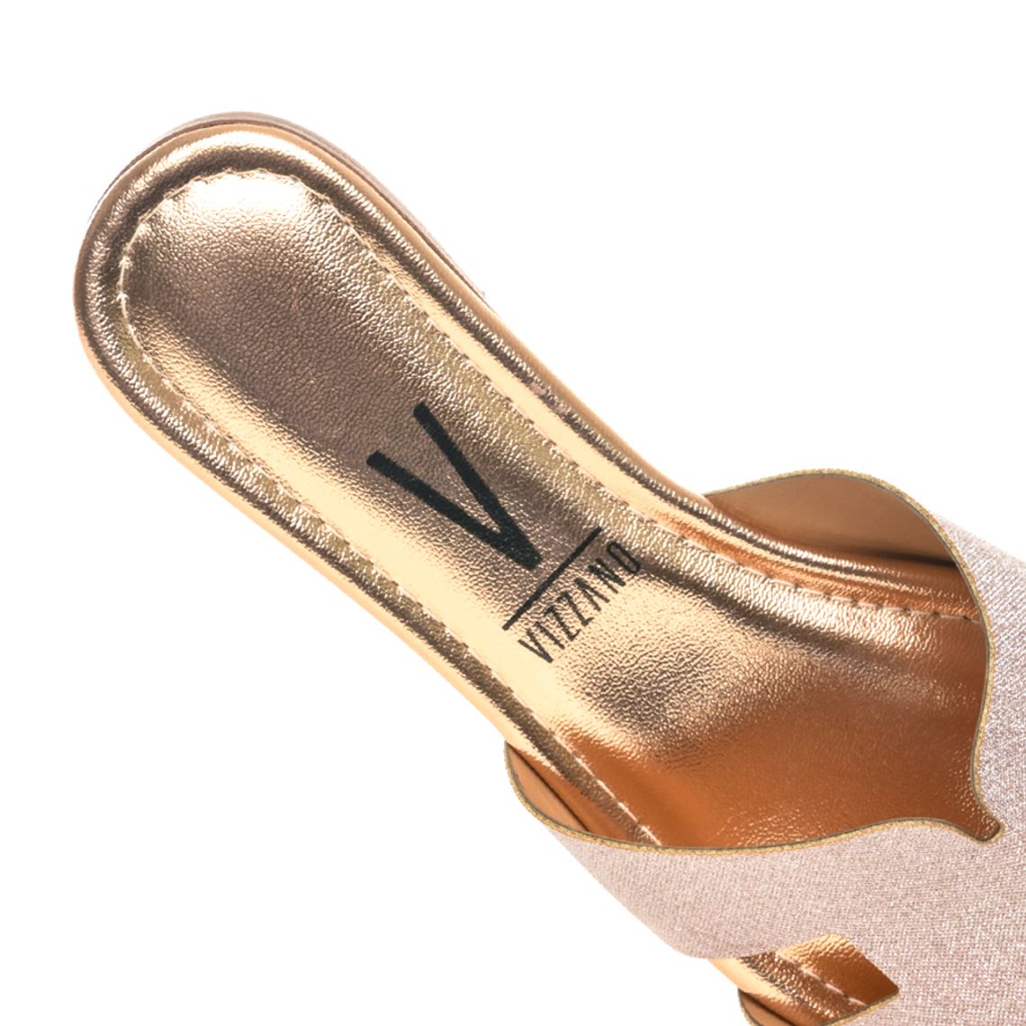 Rasteira Vizzano Rasteirinha Dourada 2018 Rasteira Vizzano